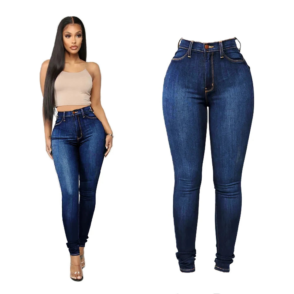 Skinny Jeans Women Pencil Pants Super Stretch Denim Sexy Slim Women