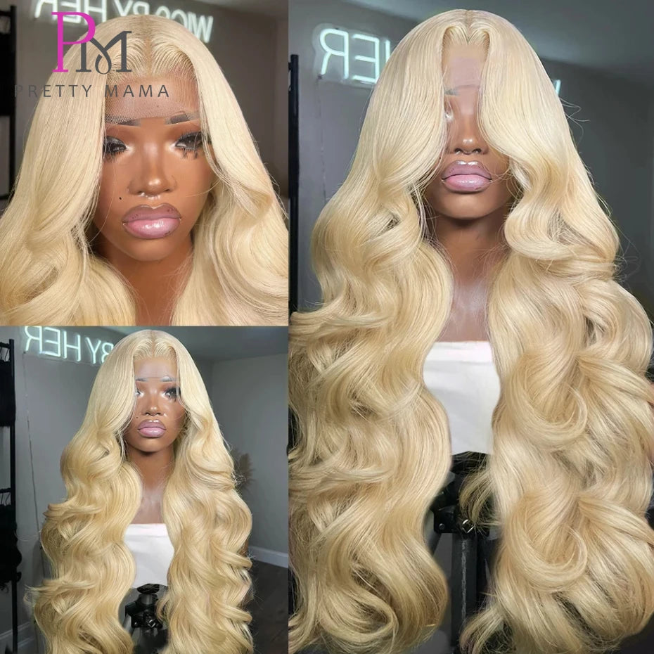 13x6 Red Wigs Lace Front Human Hair Wigs Brazilian Body Wave 613 Blonde Lace Frontal Wig 30 32 34 Inch Lace Front Wig Human Hair