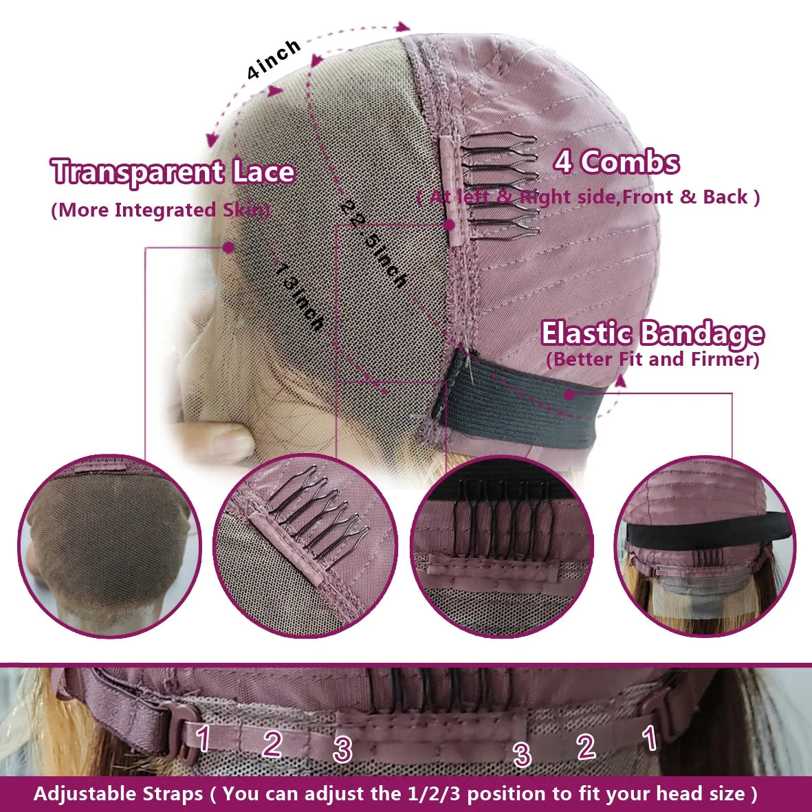 13x6 Reddish Brown Body Wave HD 13x4 Lace Frontal Human Hair Wig Colored Brazilian 100% Human Hair Wigs For Women Pre Plucked