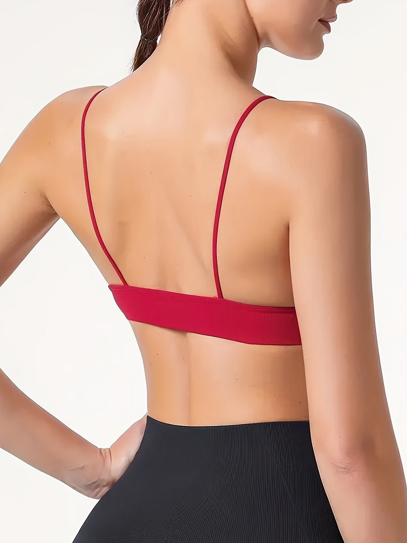 Wireless Triangle Cups Bra, Comfy & Soft Seamless Intimates Bra, Women's Lingerie & Underwear