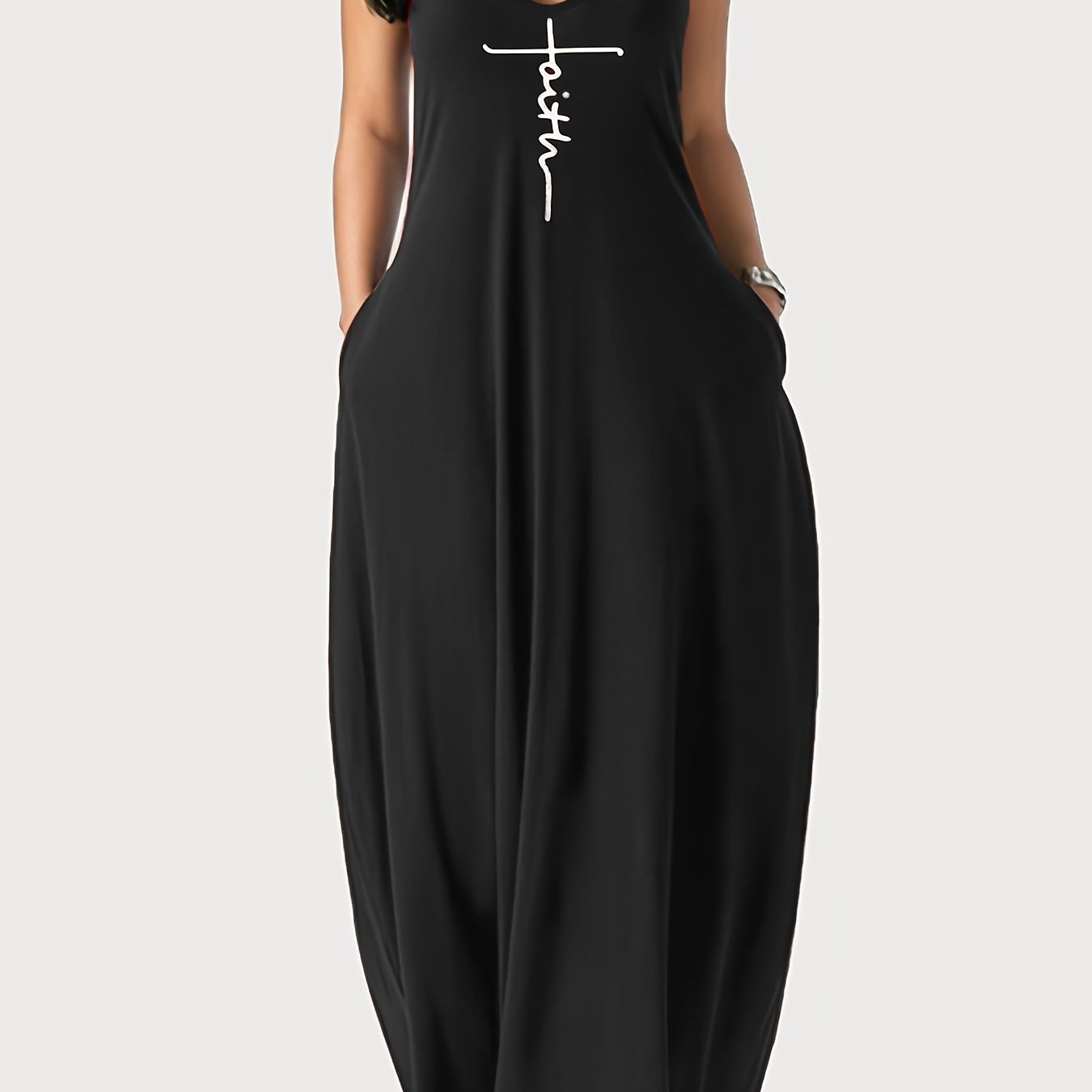 [Spaghetti Strap Solid Dresses] Slim-Fit Long Dresses for Women - Solid Colors and Patterns with Spaghetti Straps