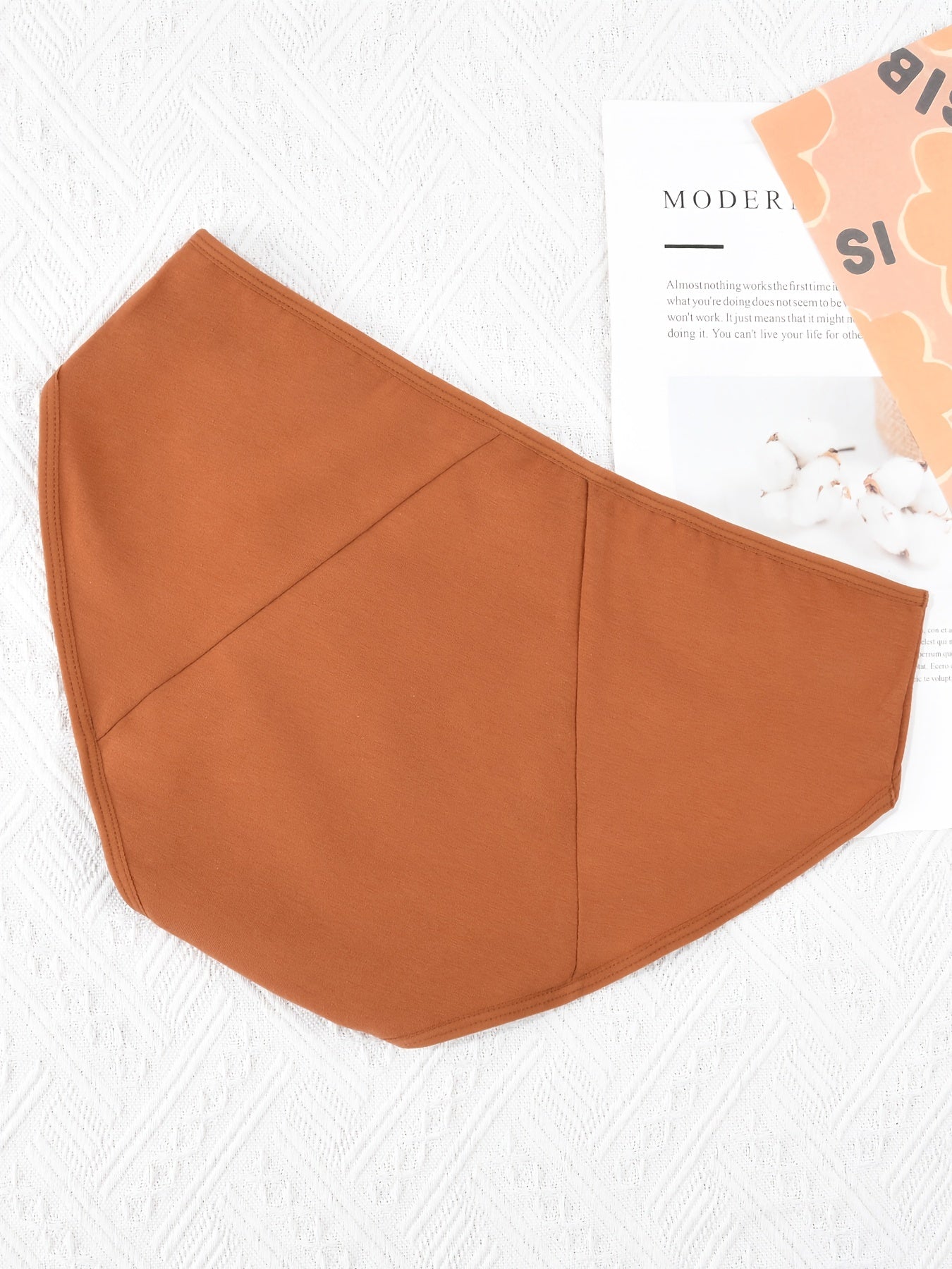 3pcs Simple Period Panties, Comfort Mid-high Waist Physiological Briefs, Breathable Postpartum Panty, Menstruation Panties, Women's Underwear & Lingerie - Lena & Miles Exquisite Boutique LLC.