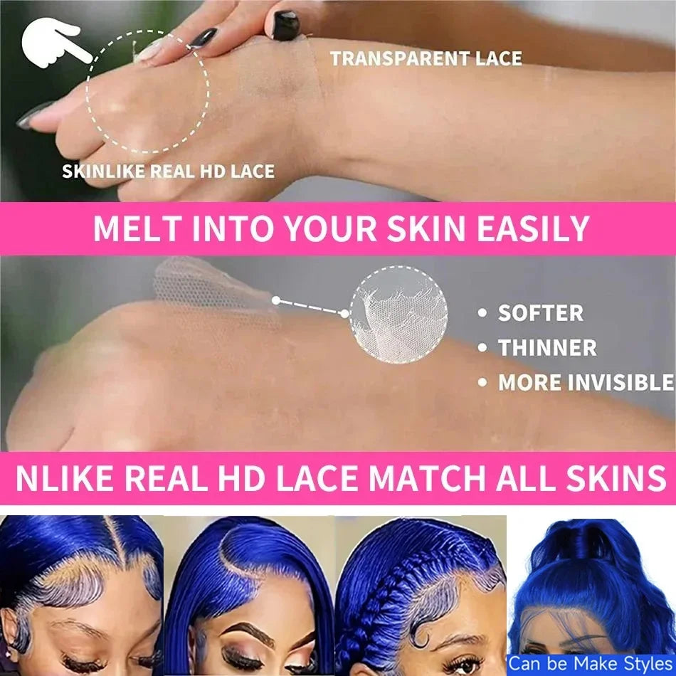 13x6 Reddish Brown Body Wave HD 13x4 Lace Frontal Human Hair Wig Colored Brazilian 100% Human Hair Wigs For Women Pre Plucked