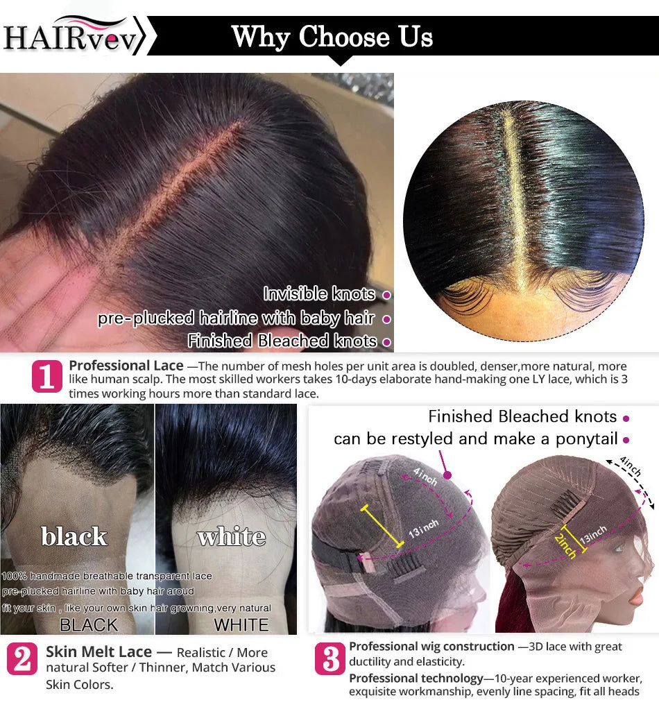 100% Brazilian Reddish Brown 13x4 13x6 HD Lace Front Wigs Human Hair Body Wave Colored Lace Frontal Wig Woman Pre Plucked Sale