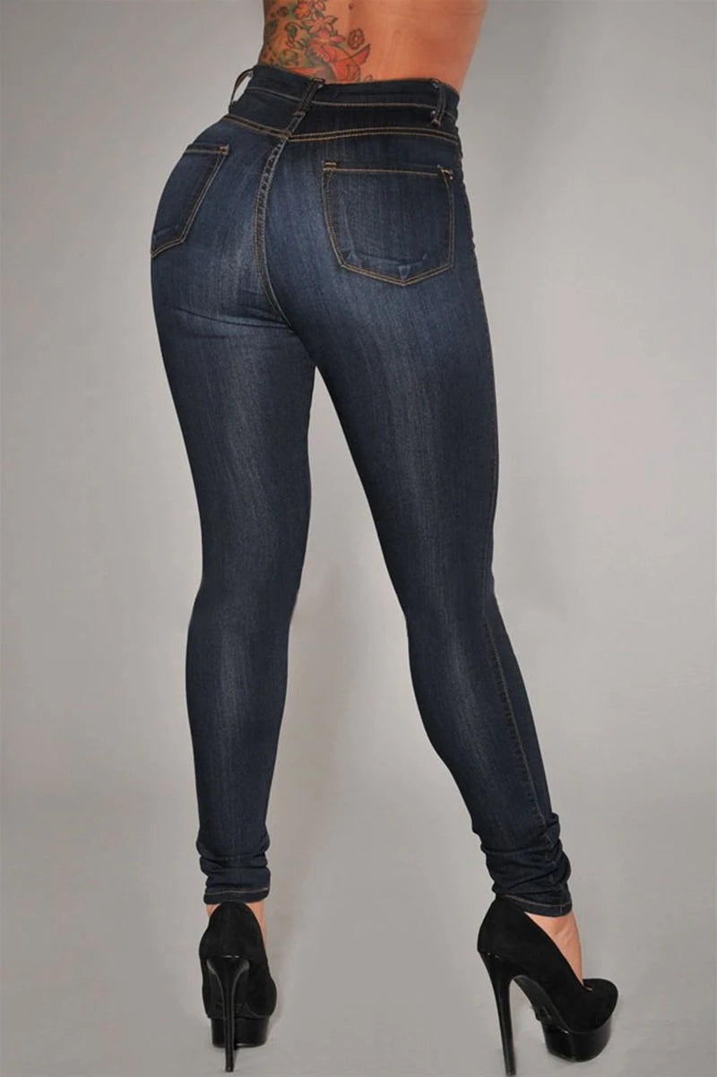 Push Up Jeans High Elastic Skinny Pencil Pants