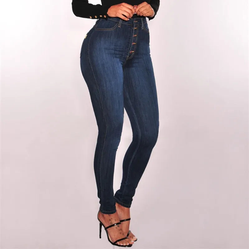 Push Up Jeans High Elastic Skinny Pencil Pants