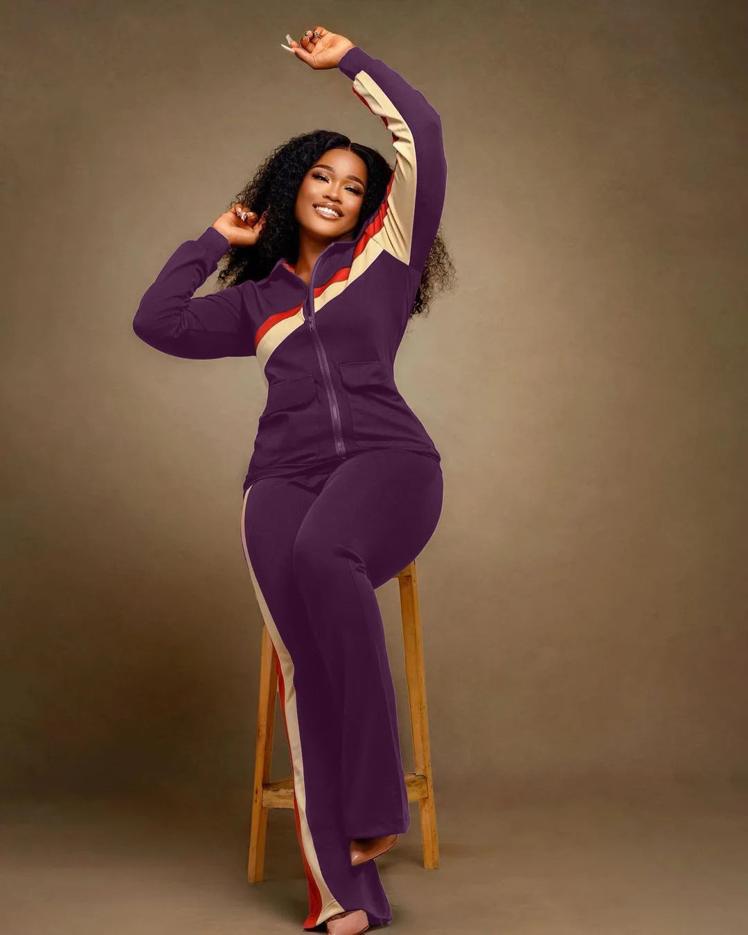 YQY77495 Best Selling Fall Tracksuits for Women Sports Pants and Sweater Two Piece Outfits for Women Jogger Set With Pockets