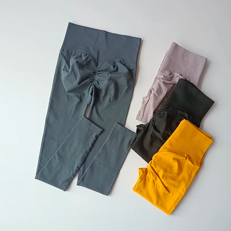 High Waist Naked Feeling Leggings Push Up Sport Women Fitness leggings