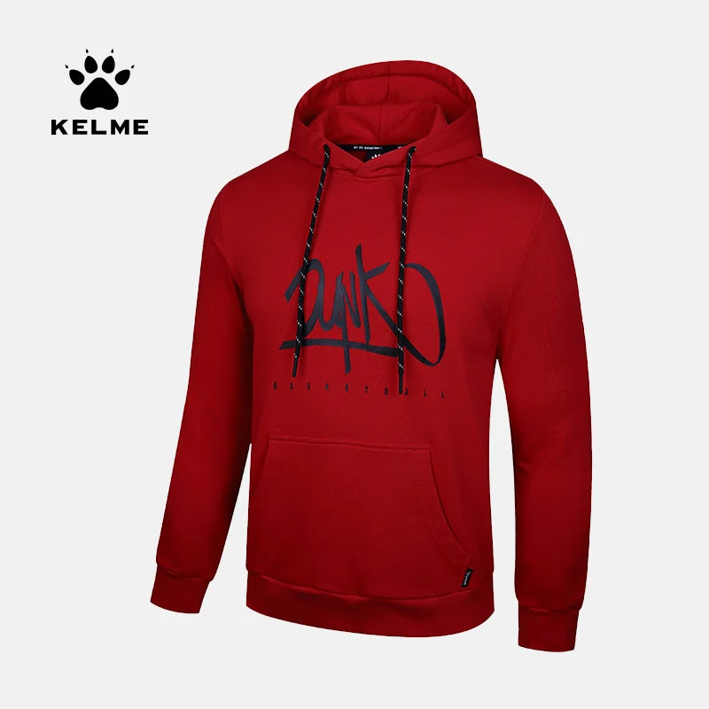 KELME Adult men's women's Quality Brand Men Hoodie Pullover Sweat Shirt Male Sweatshirts Sports Printed Hoodie  Training Jacket