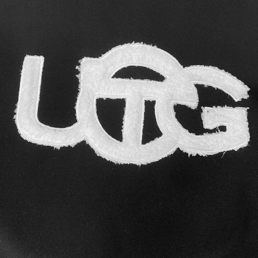 D88140 Custom Tracksuits for Women Embroidered Plush Winter Sweater Hooded Two Piece Set Women Clothing Ladies Jogging Suits