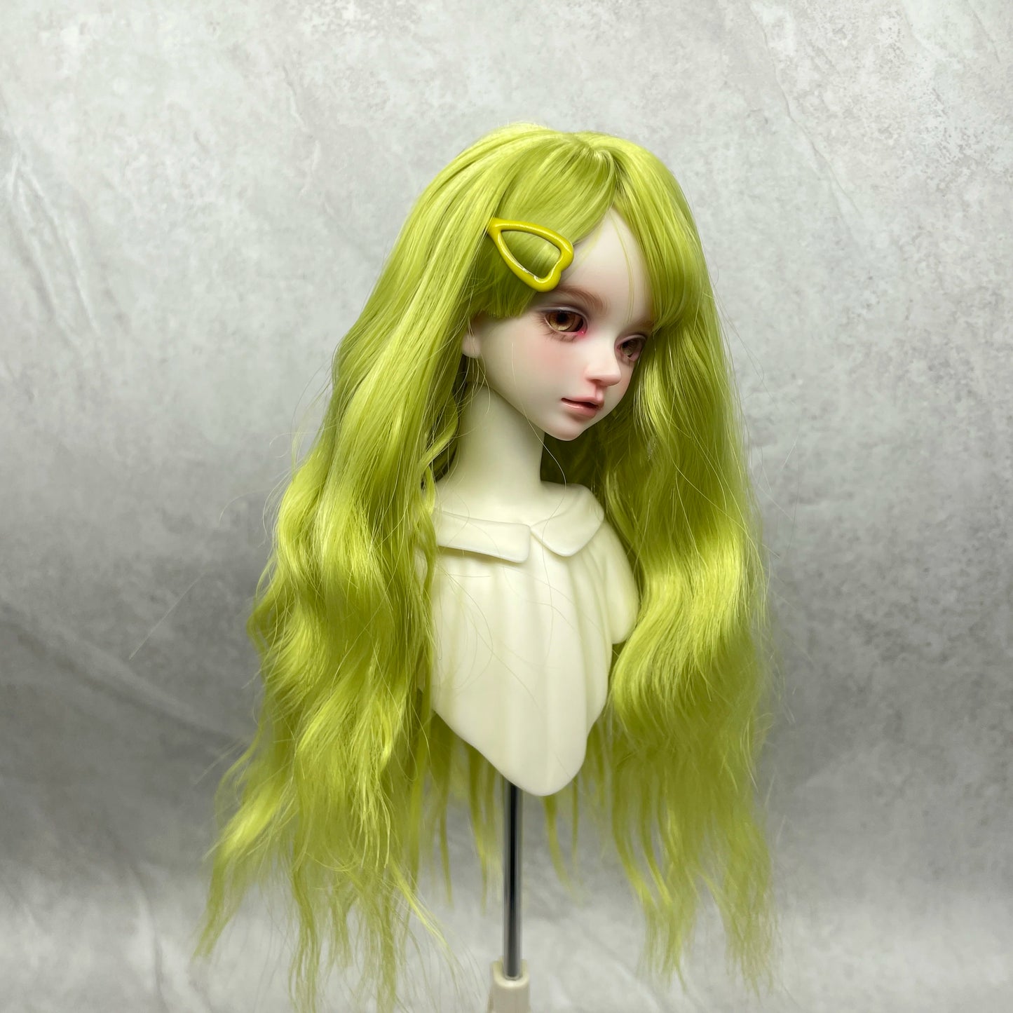 1/6 BJD Doll Wig Long Water Wave Long Curly Synthetic Wig For Girls DIY Makeup Accessories BJD Doll Hair Bundle Elegant Fashion