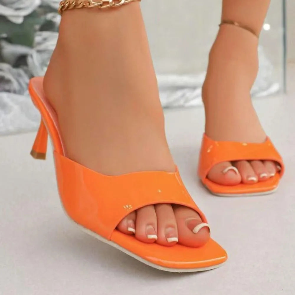 Fashion Fish Mouth Slippers Summer Comfort Dress Shoes High Heels