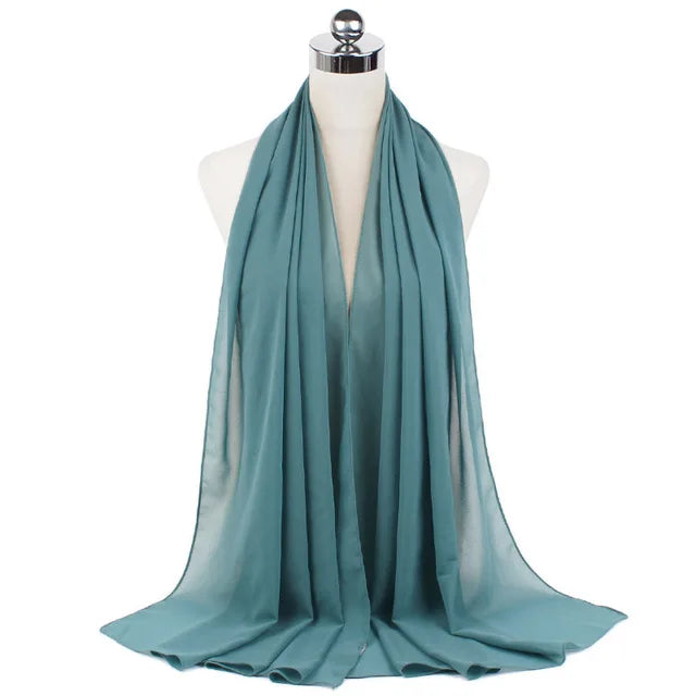 Women Muslim Chiffon Hijab Shawls Scarf - Lena & Miles Exquisite Boutique LLC.
