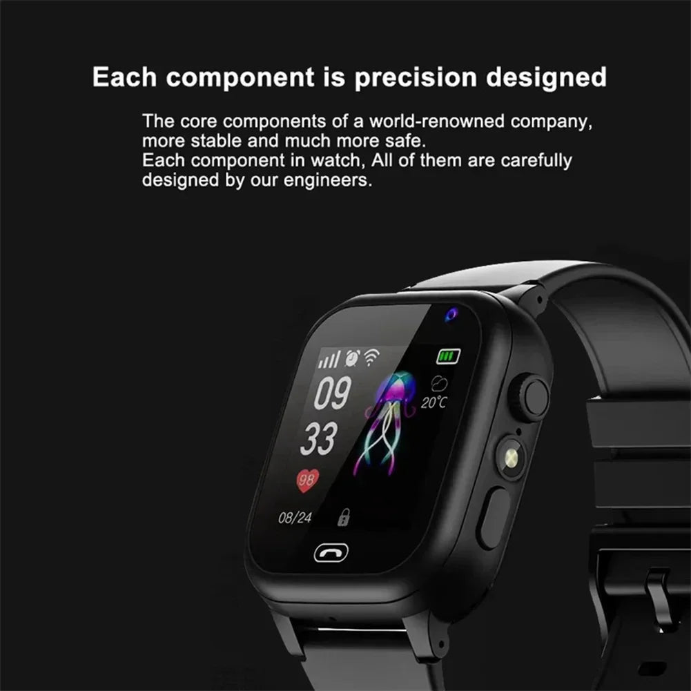 Kids Smart Watch SOS GPS Location Video Call Sim Card For Children SmartWatch Camera Waterproof Watch For Boys Girls