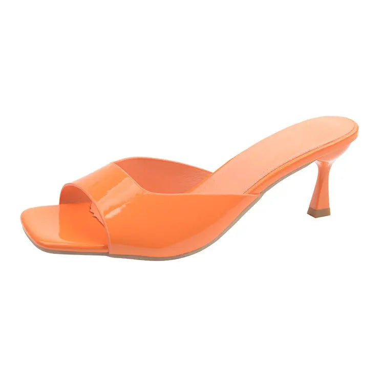 Fashion Fish Mouth Slippers Summer Comfort Dress Shoes High Heels