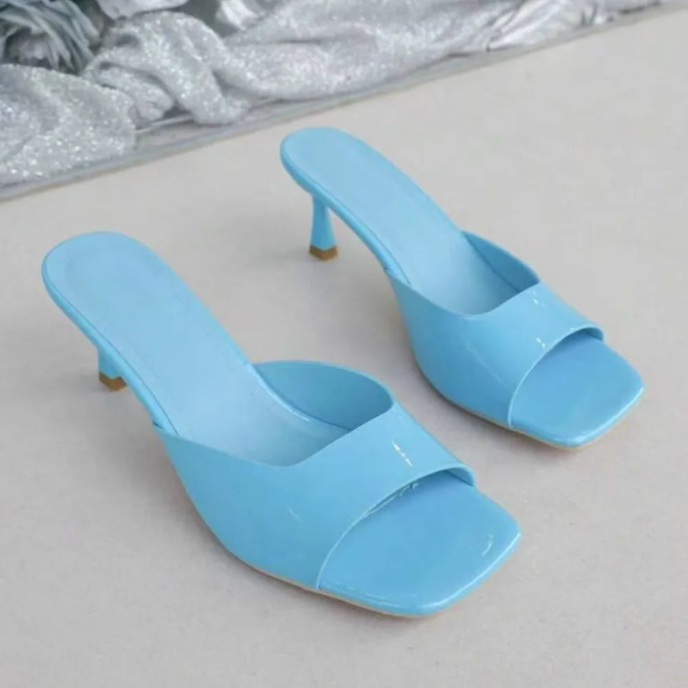 Fashion Fish Mouth Slippers Summer Comfort Dress Shoes High Heels