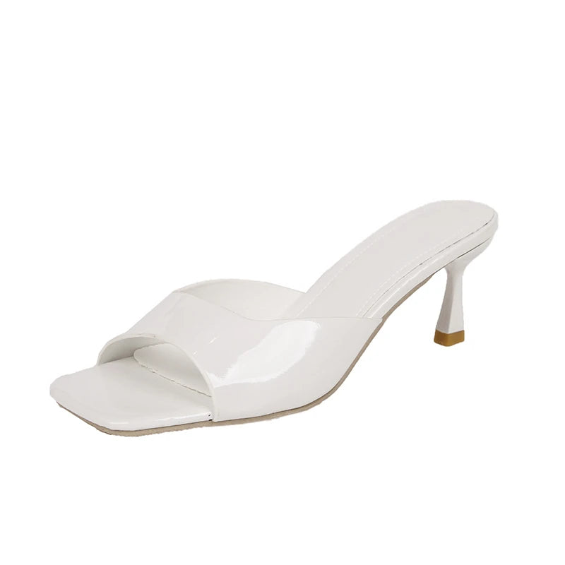 Fashion Fish Mouth Slippers Summer Comfort Dress Shoes High Heels