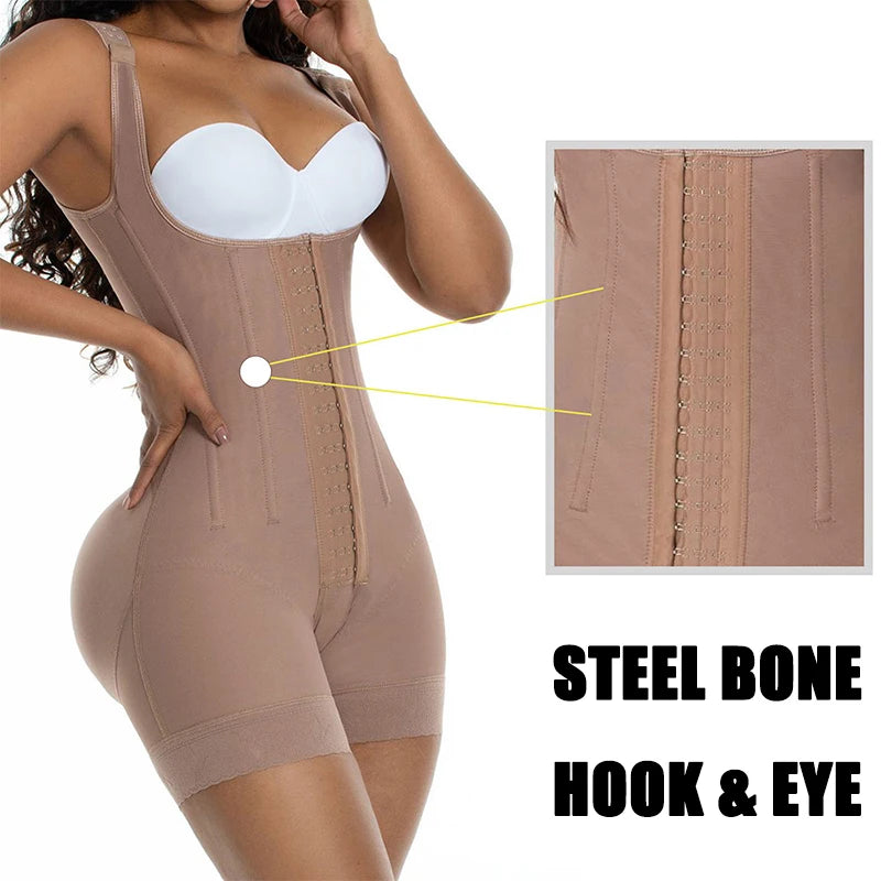 Bodysuits Shapewear Fajas Colombian Girdle Full Body Shaper Sexy Butt Lifter Slimming Sheath Tummy Control Panties Waist Trainer - Lena & Miles Exquisite Boutique LLC.