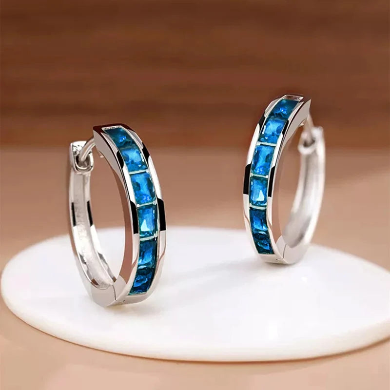 Classic Design Women Hoop Earrings Full