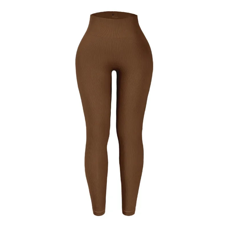Thread Knitted Leggings Women Seamless Slim Tights Gym