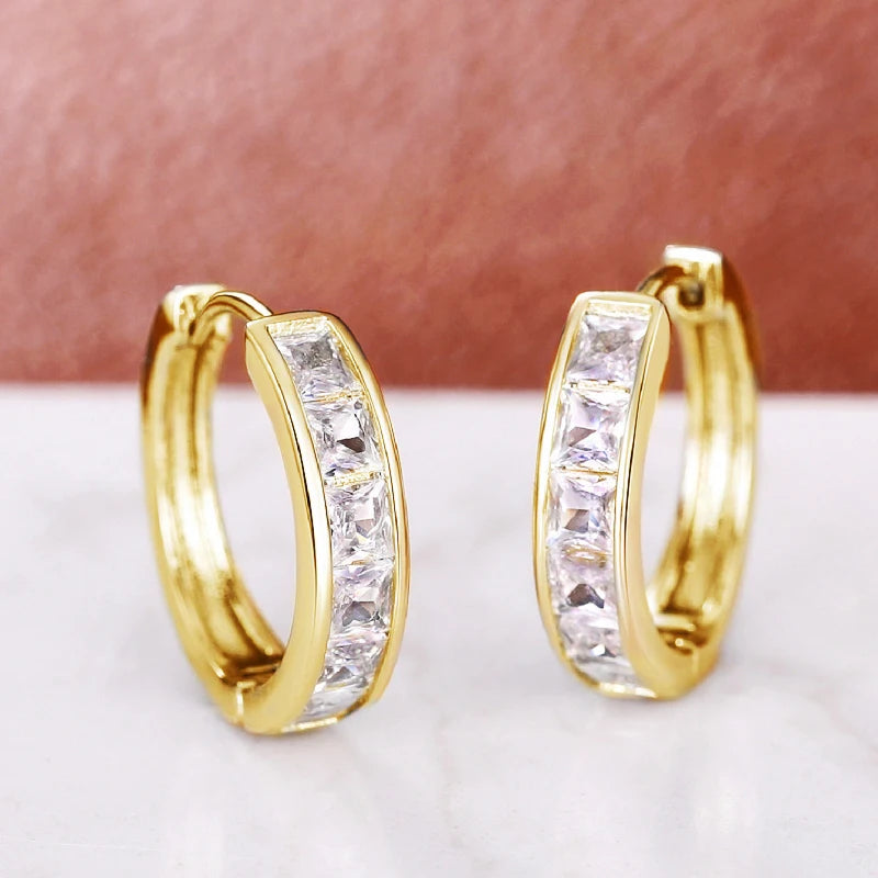 Classic Design Women Hoop Earrings Full