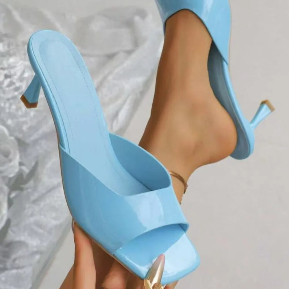 Fashion Fish Mouth Slippers Summer Comfort Dress Shoes High Heels