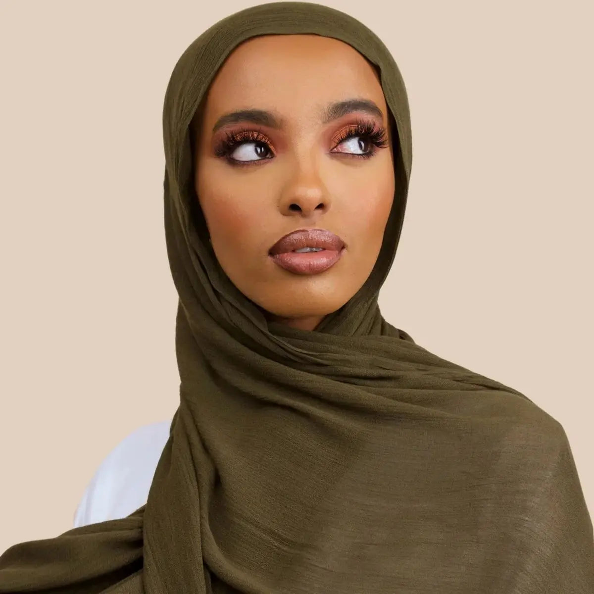 Shawls Solid Headscarf Wraps Big Size Plain Islam - Lena & Miles Exquisite Boutique LLC.