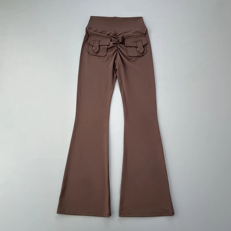 Micro horn yoga pants