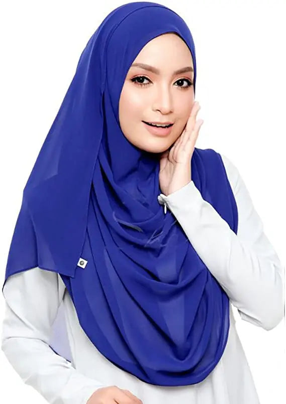 Clearance_Classic Muslim Girl Chiffon Hijab Scarf Women Long Head Wrap For Women Wedding Hijabs Scarves Veil 180*70cm Headscarf_