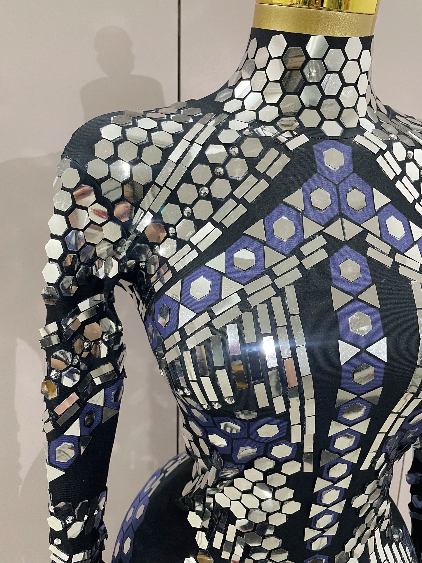 Women Prom Dancer Singer Costume Evening Birthday Show Stage Outfit