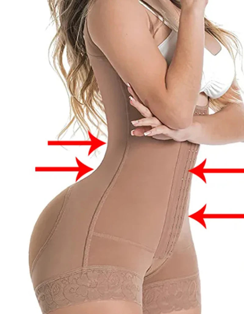Bodysuits Shapewear Fajas Colombian Girdle Full Body Shaper Sexy Butt Lifter Slimming Sheath Tummy Control Panties Waist Trainer - Lena & Miles Exquisite Boutique LLC.