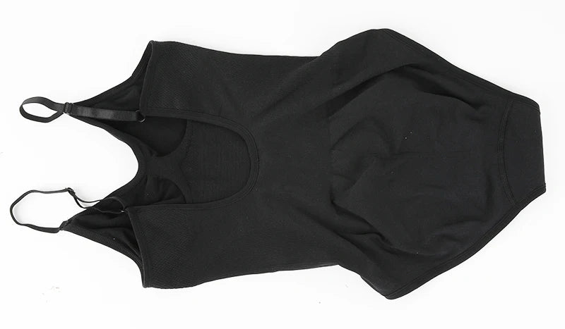 Low Back Bodysuits Shapewear for Women Open Crotch Body Shaper Seamless Tummy Control Push Up Corset Tank Top Backless Underwear