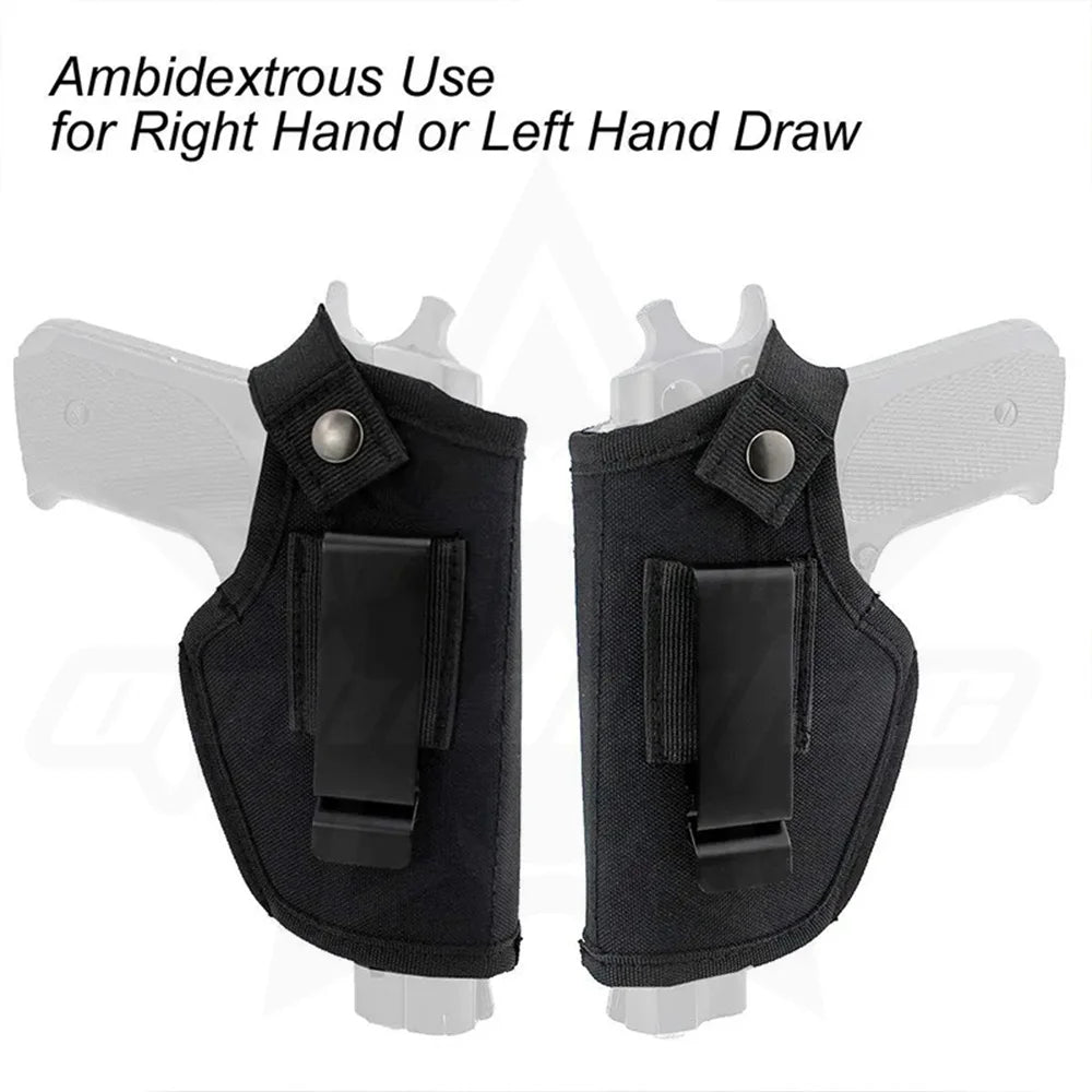 Gun Holster Concealed Carry Holsters Belt Metal Clip IWB OWB Holster Airsoft Gun Bag for All Size Handguns