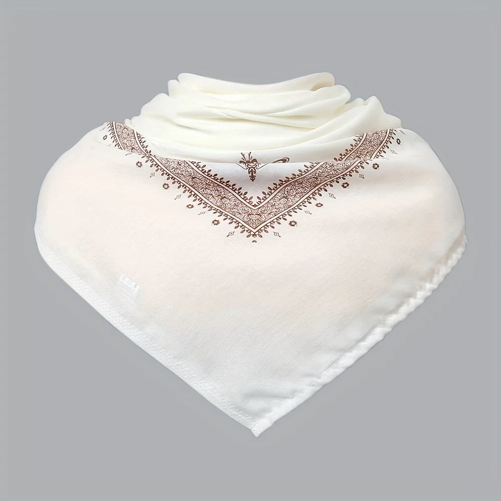 2025 Trendy Ethnic Prayer Scarf - Men's Fashion Polyester Stole for Ramadan and Religious Ceremonies - Lena & Miles Exquisite Boutique LLC.