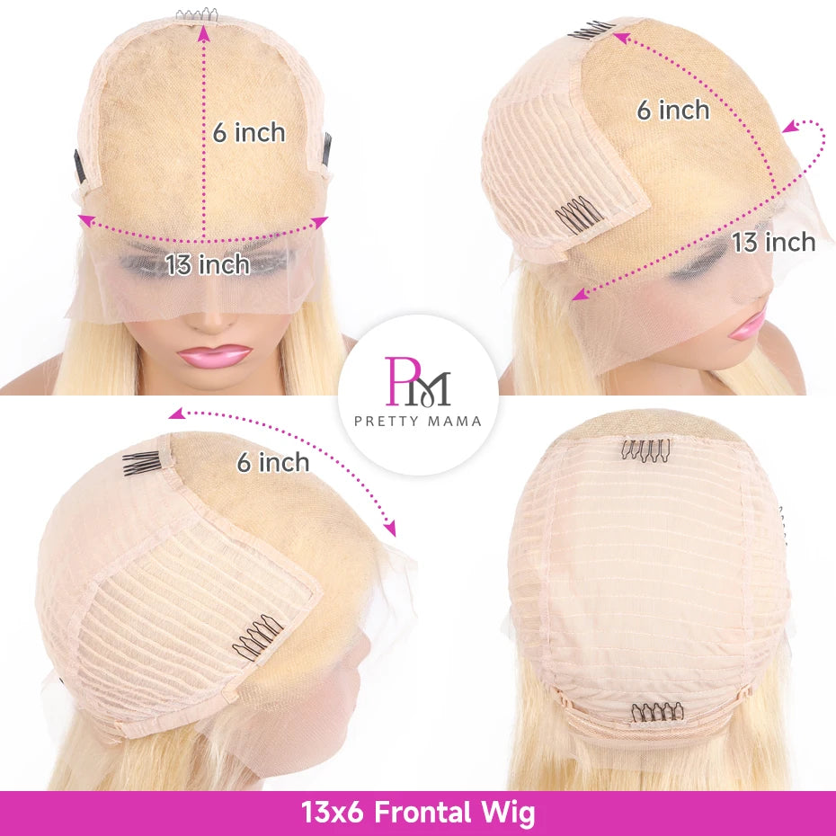 13x6 Red Wigs Lace Front Human Hair Wigs Brazilian Body Wave 613 Blonde Lace Frontal Wig 30 32 34 Inch Lace Front Wig Human Hair