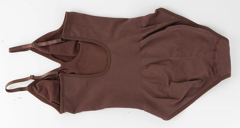 Low Back Bodysuits Shapewear for Women Open Crotch Body Shaper Seamless Tummy Control Push Up Corset Tank Top Backless Underwear