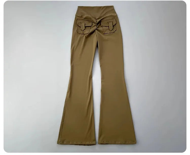 Micro horn yoga pants