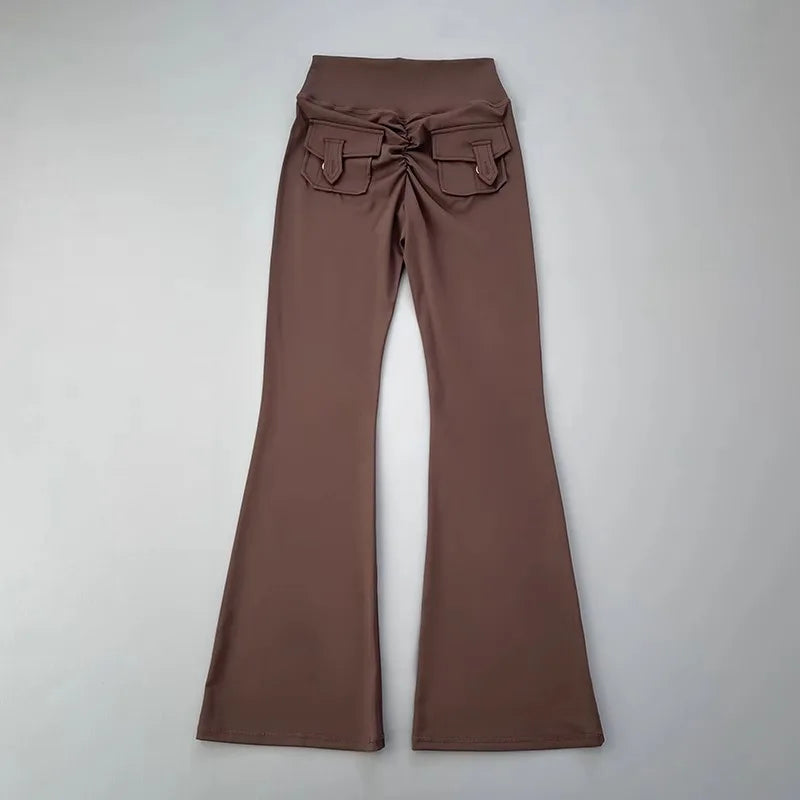 Micro horn yoga pants