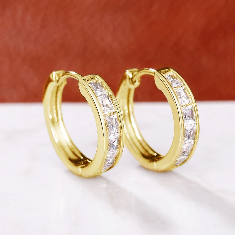 Classic Design Women Hoop Earrings Full