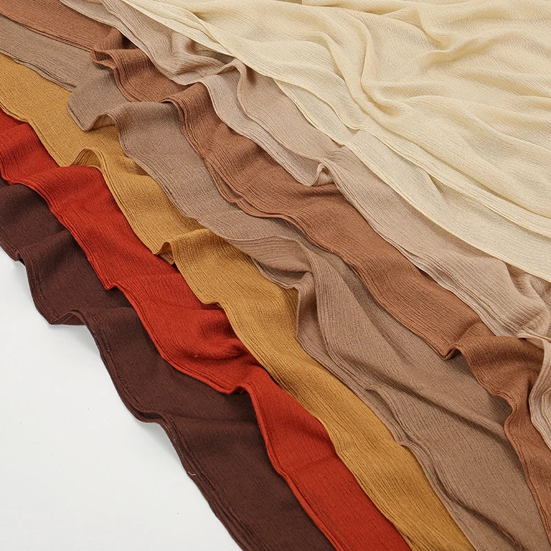 Shawls Solid Headscarf Wraps Big Size Plain Islam - Lena & Miles Exquisite Boutique LLC.