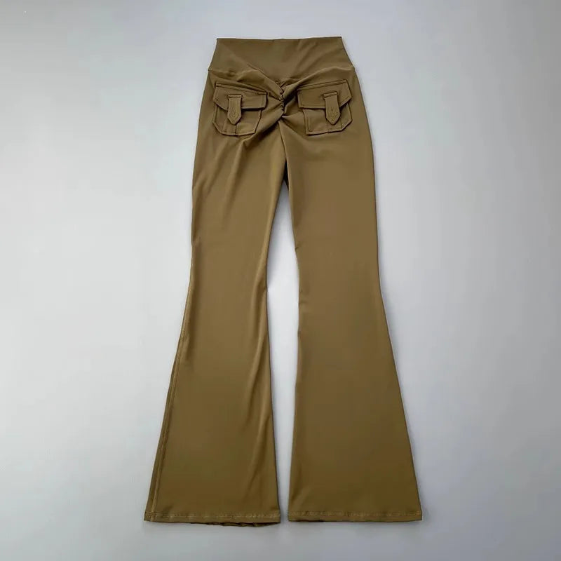 Micro horn yoga pants