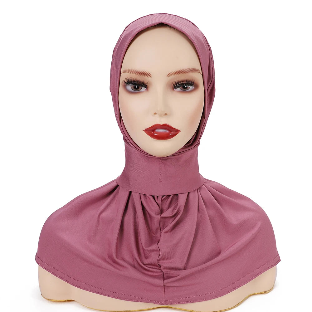 Ready To Wear Full Cover Inner Instant Hijab - Lena & Miles Exquisite Boutique LLC.