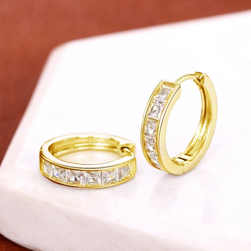 Classic Design Women Hoop Earrings Full