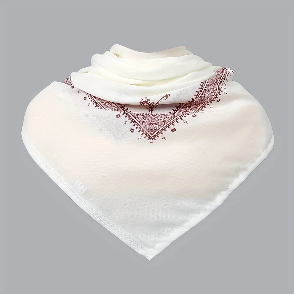 2025 Trendy Ethnic Prayer Scarf - Men's Fashion Polyester Stole for Ramadan and Religious Ceremonies - Lena & Miles Exquisite Boutique LLC.