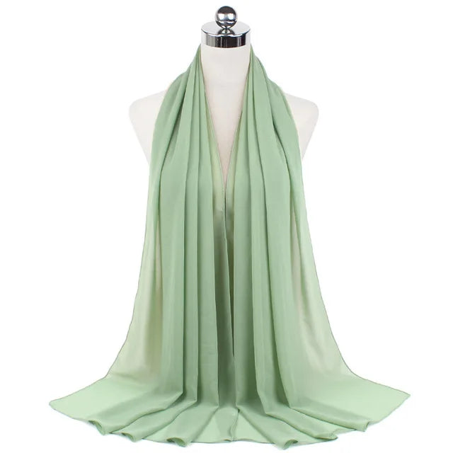 Women Muslim Chiffon Hijab Shawls Scarf - Lena & Miles Exquisite Boutique LLC.