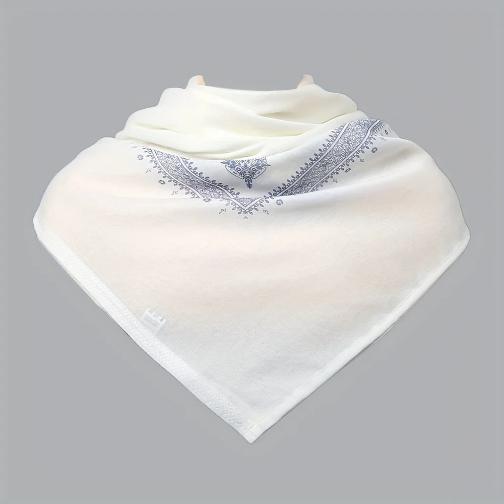 2025 Trendy Ethnic Prayer Scarf - Men's Fashion Polyester Stole for Ramadan and Religious Ceremonies - Lena & Miles Exquisite Boutique LLC.