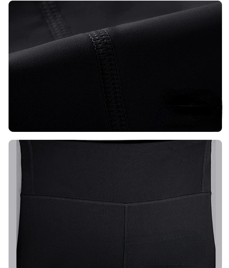 Women Mesh Shorts with Pocket Seamless Slim Leggings Gym Workout Sports Shorts