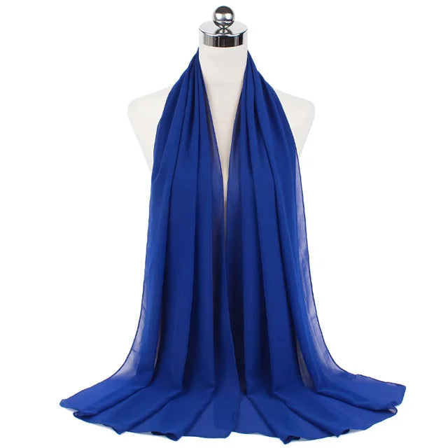 Women Muslim Chiffon Hijab Shawls Scarf - Lena & Miles Exquisite Boutique LLC.