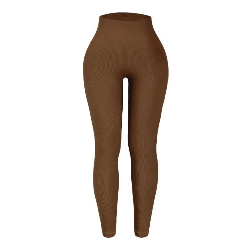 Thread Knitted Leggings Women Seamless Slim Tights Gym