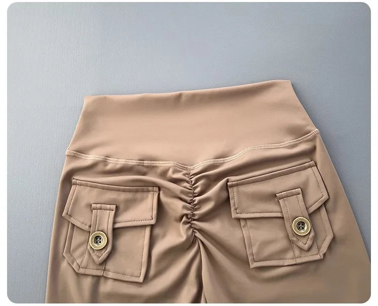 Micro horn yoga pants